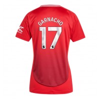 Manchester United Alejandro Garnacho #17 Hjemmebanetrøje Dame 2024-25 Kortærmet